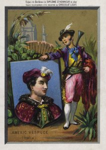 Amerigo Vespucci, italienischer Navigator und Kartograf von French School