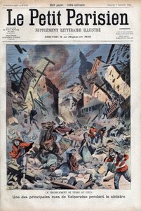 Ein Erdbeben der Stärke 8,2 auf der Richterskala tötete 3.000 Menschen und verletzte 20.000 in Valparaiso, Chile, am 16. August von French School