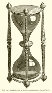 Eine Sanduhr des sechzehnten Jahrhunderts, französische Arbeit von French School