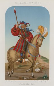 Ein Edelmann zu Pferd von French School