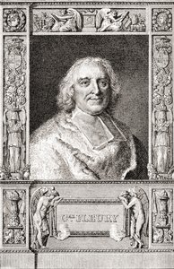André-Hercule de Fleury, Bischof von Fréjus, 1653-1743. Französischer Kardinal und Hauptminister von Ludwig XV. von French School