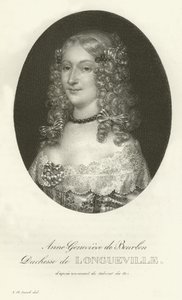 Anne-Genevieve de Bourbon, Herzogin von Longueville von French School