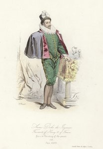 Anne, Herzog von Joyeuse, Favorit von Heinrich III. von Frankreich von French School