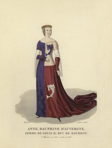 Anne von Auvergne, Ehefrau von Louis II., Herzog von Bourbon