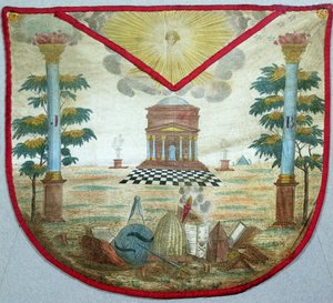 Schürze eines Meisters, 18. Jahrhundert von French School