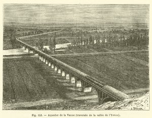 Aquädukt von La Vanne, Überquerung des Yonne-Tals von French School