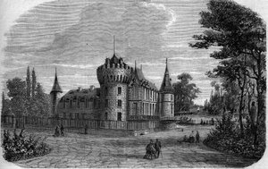Architektur: Außenansicht des Schlosses von Rambouillet