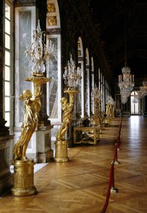 Architektur: Blick auf die restaurierte Eishalle. Versailles. Musée du Château von French School