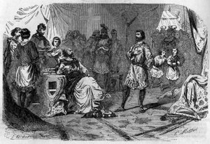 Argrim, Bischof von Langres (9. Jahrhundert). Gravur in „Histoire des Papes-Rois-Reines und Kaiser durch die Jahrhunderte“ von Maurice Lachatre