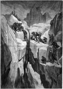 Besteigung des Mont Blanc, 5. Juli von French School