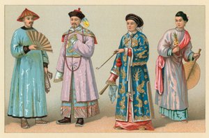 Asien Kostüm von French School