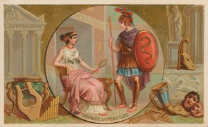 Aspasia und Perikles von French School