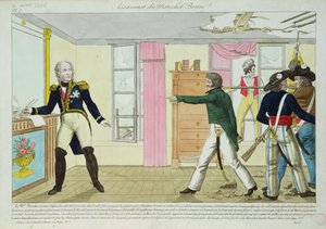 Ermordung von Marschall Brune in Avignon, 2. August 1815