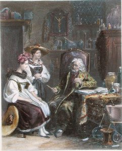 Beim Landarzt, ca. 1840