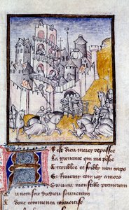 Angriff auf ein Miniaturschloss aus 