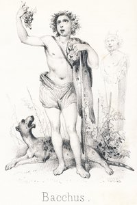 B Bacchus: Sohn von Jupiter und Semele von French School