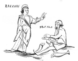 Bacchis und der Fischer von French School