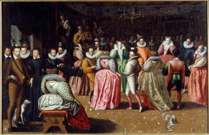 Ball am Hofe von König Heinrich III. und Königin Katharina de Medici von French School