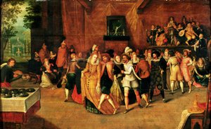 Ball während der Herrschaft von Heinrich III., 1574-89