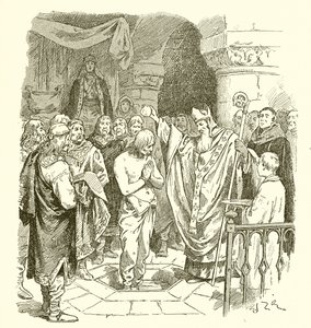 Taufe von Chlodwig von French School