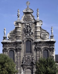 Barockarchitektur: Fassade der Jesuitenkirche (heutiges Museum für Sakrale Kunst) (1692). Cambrai, Nord (59) von French School