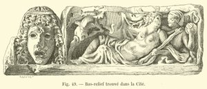 Relief gefunden in der Stadt von French School