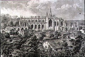 Kloster Batalha in den 1860er Jahren von French School