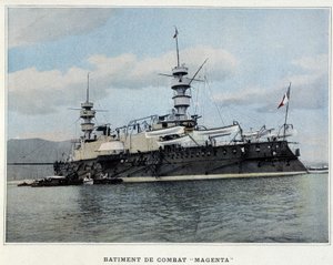 Kampfschiff „Magenta“ - in „Militäralbum - Marine: Leben an Bord“ von French School