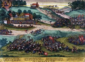 Schlacht von Cognac 1568 (Religionskriege) von French School