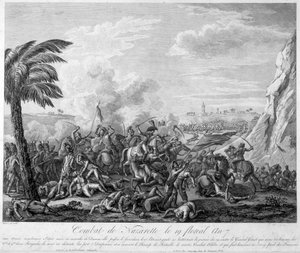 Schlacht von Nazareth am 19. Floreal Jahr 7 (1799) unter General Jean Andoche Junot - in „Revolution francaise“ von Thiers. 19. Jahrhundert von French School