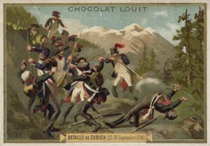 Schlacht von Zürich, Französische Revolutionskriege, 25.-26. September 1799 von French School
