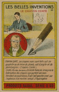 Schöne Erfindungen Karte, Conte-Kreide