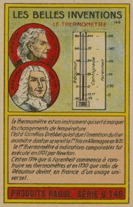 Karte der schönen Erfindungen, Thermometer