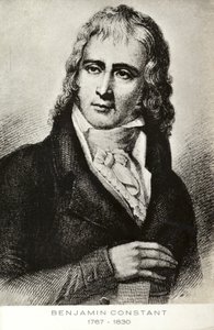 Benjamin Constant (1767-1830), schweizerisch-französischer Politiker und Autor