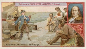 Benjamin Franklin, amerikanischer Wissenschaftler, Erfinder und Politiker