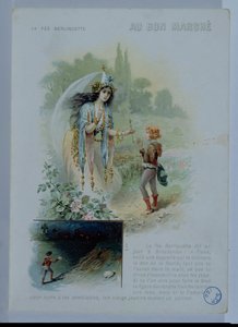 Berliquette die Fee, Werbung für Le Bon Marche, ca. 1900 von French School