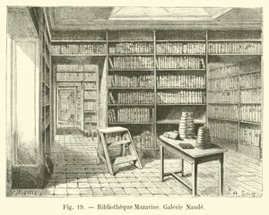 Bibliothek Mazarine, Galerie Naudé von French School