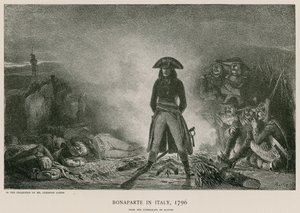 Bonaparte in Italien von French School