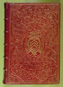 Buchdeckel mit dem Wappen von Armand-Jean du Plessis, Kardinal Richelieu (1585-1642)