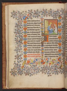 Stundenbuch, Add MS 32454 f.10v, Frankreich von French School