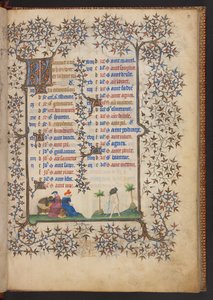 Stundenbuch, Add MS 32454 f.2r, Frankreich von French School