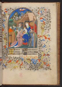 Stundenbuch, Add MS 32454 f.35r, Frankreich