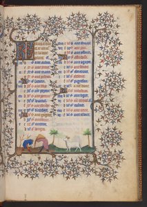 Stundenbuch, Add MS 32454 f.3r, Frankreich