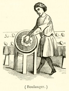 Bäcker (Gravur) von French School