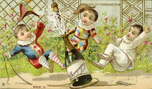 Boum!!! Champagner!, ca. 1895 von French School