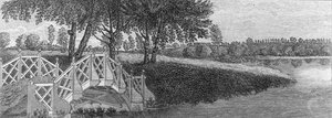 Brücke im Park von Windsor, aus 