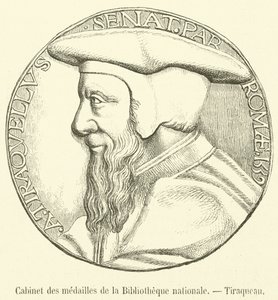 Medaillenkabinett der Nationalbibliothek, Tiraqueau von French School