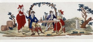 Café in Paris: bei Chereau, Rue Jacques - Stich