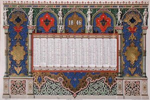 Kalender für 1846, ca. 1845 von French School