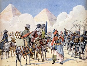 Ägyptenfeldzug (1798-1801): Die französische Armee in Ägypten unter Napoleon Bonaparte: die Künstler, die der Armee folgen
